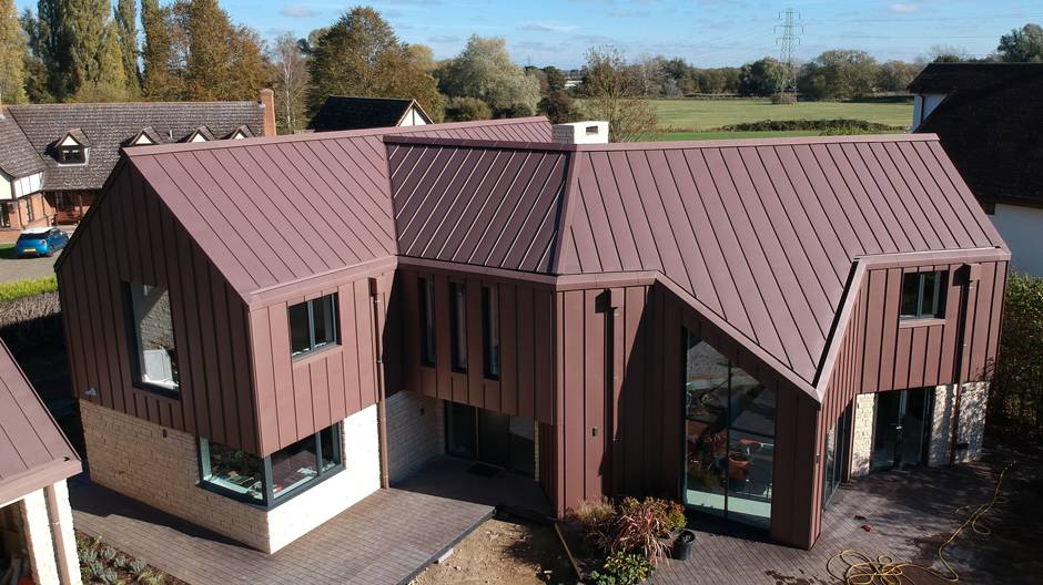 Standing Seam Roofing elZinc  - Zinc Roofing