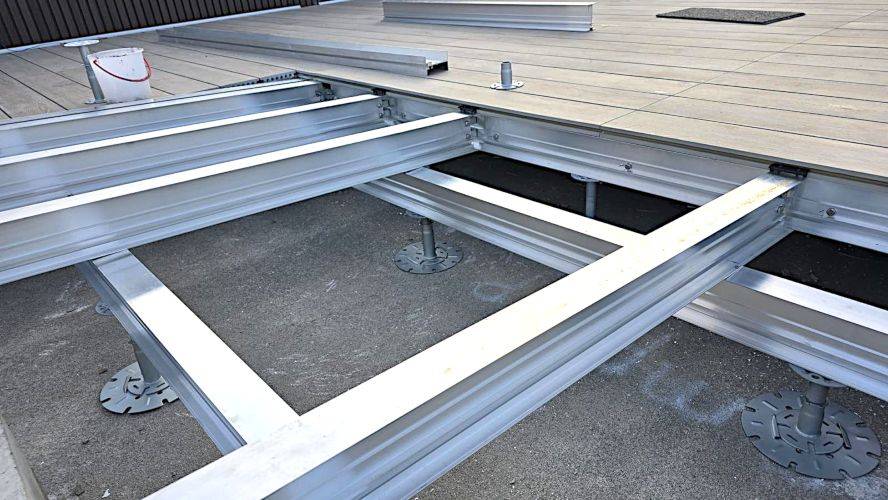 Wallbarn Substructure Class A Fire Rated System for Decking