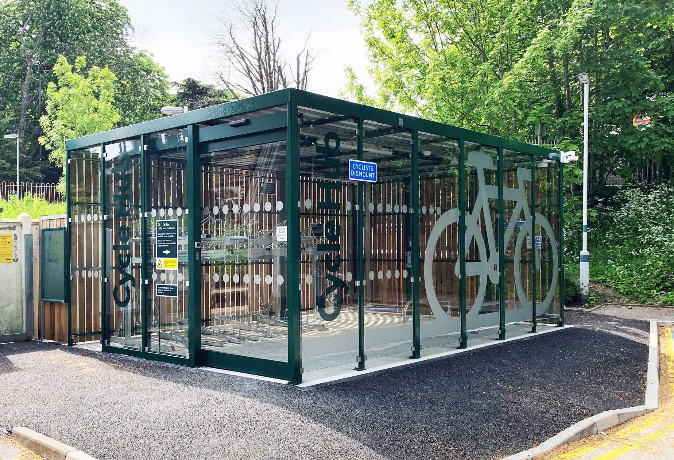 FalcoHub Cycle Hub - Secure cycle hub for all cycle parking