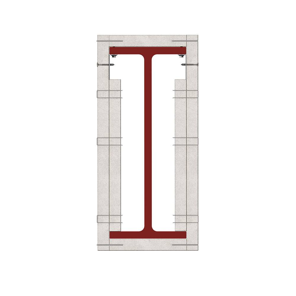 PROMATECT-250® - 4 Sided Beam Protection up to 600 mm Deep. Angle fix - ST P250-029S