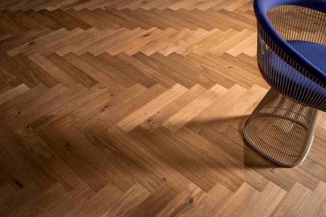 Atelier Collection - 90° Herringbone Engineered Hardwood Flooring