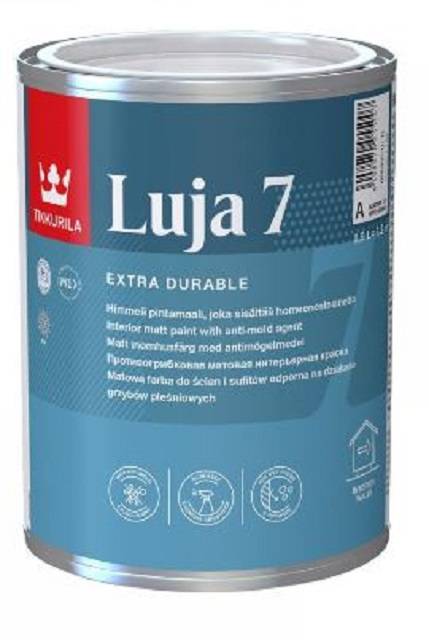 Luja 7 - acrylic matt, anti mould, moisture resistant