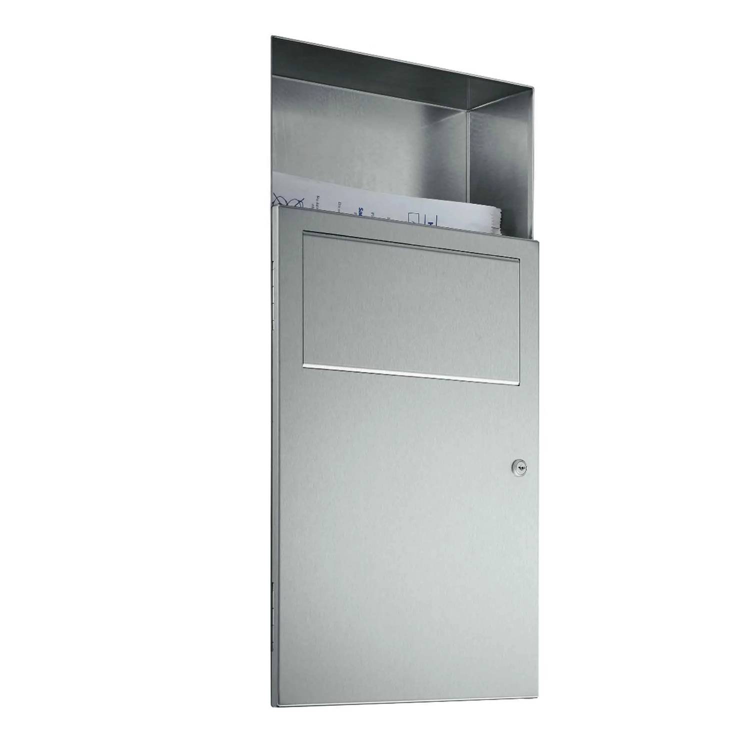 DP5301  Dolphin Prestige Recessed Sanitary Bin