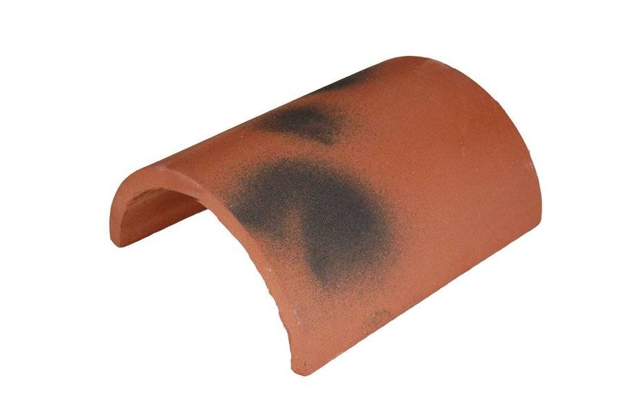 Rosemary Clay Half Round Ridge Tile