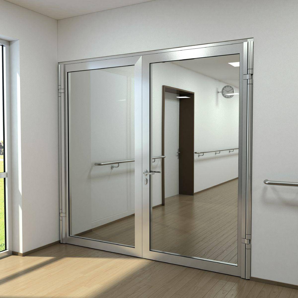 Aluminium fire-resistant door - ADS 80 FR 30 