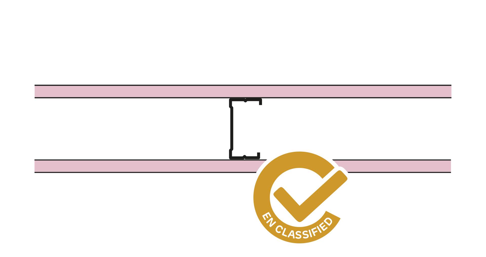 Siniat Single Frame Partition CS70R-15FMR