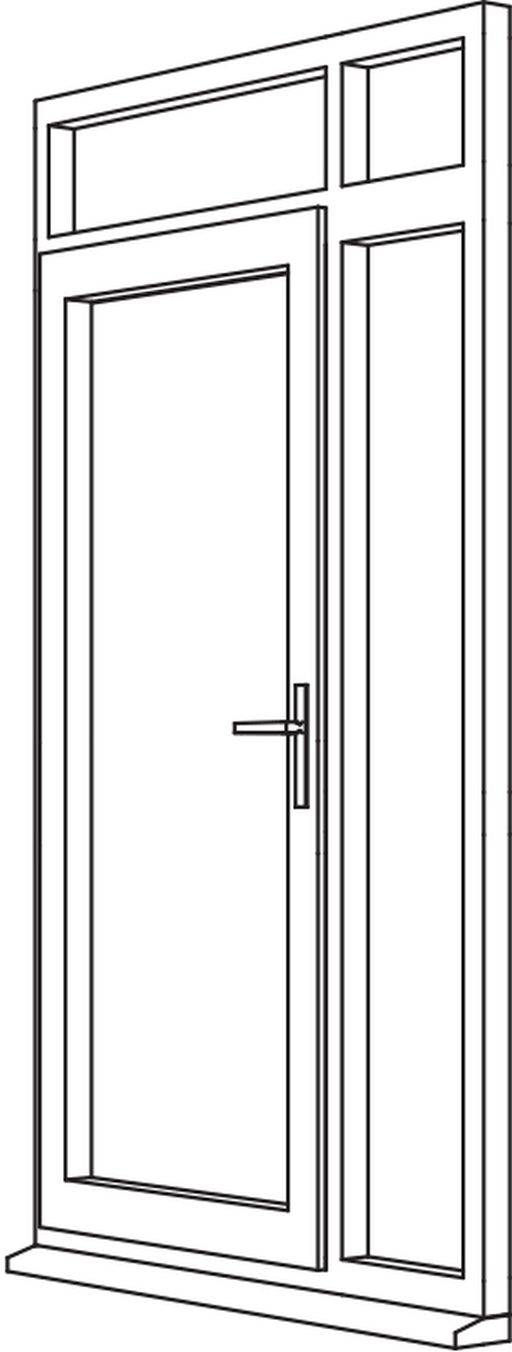 Zendow Neo Residential Door - R5 Open In