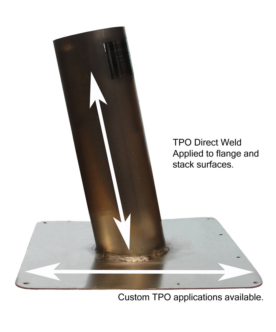 PLUMBING STACK ALUMINUM FLAT WELDED - TPO