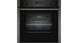 NEFF Single oven Slide & Hide door Graphite grey trim N50