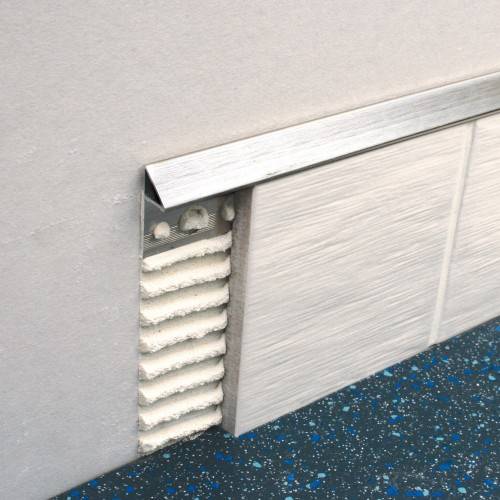 Aluminium Slim Square Trim for Mosaic 