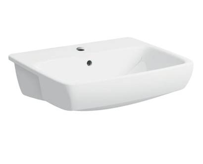 Geberit Selnova Square semi-recessed washbasin