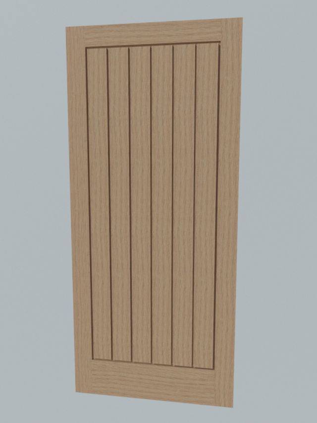 Traditional Boarded Door - Solid Timber Door