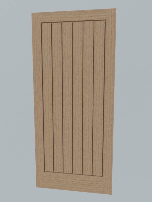 Traditional Boarded Door - Solid Timber Door
