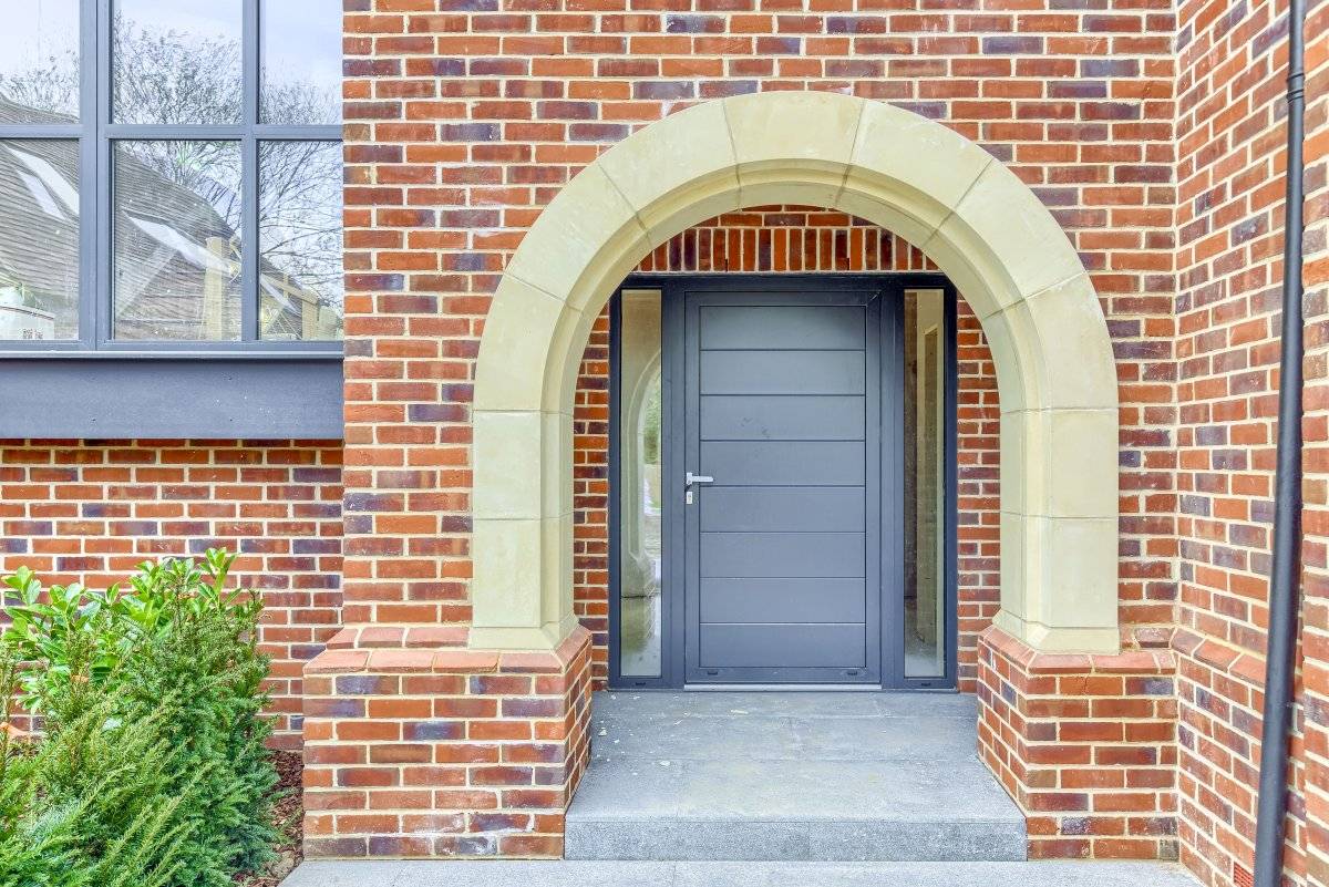 Funky Front Aluminium Entrance Doors