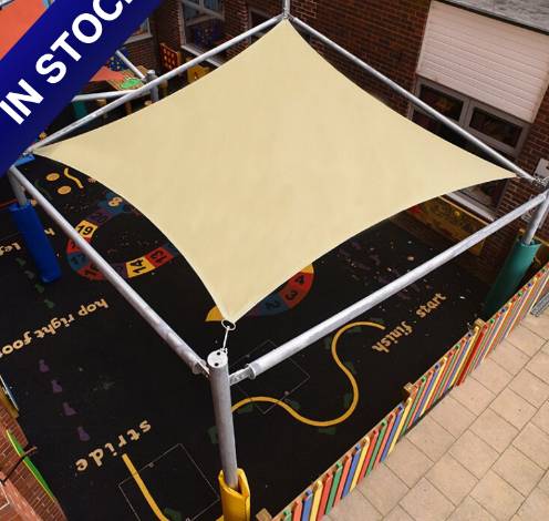 Perimeter Beam Shade Sail (Square) - Fabric canopy