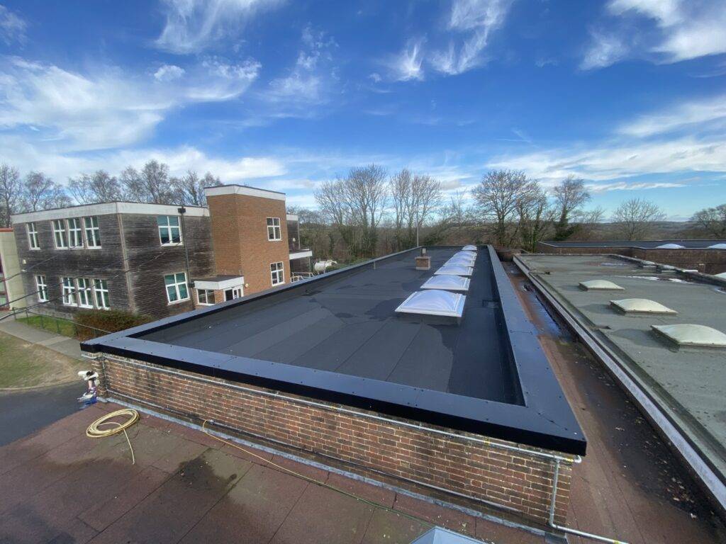 Flame-Free Reinforced Bituminous Membrane (Felt) Flat Roofing System - IKO ULTRA Life 30 - Built-up Flat Roof System