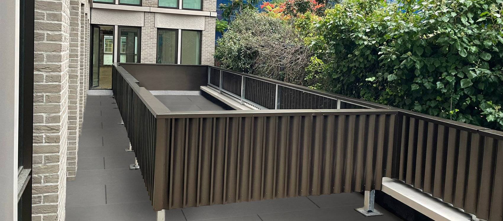 Concave / Half-Round Profile Wall System - AP50-Curveline™  - Concave Profile Cladding System