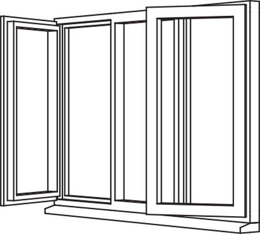 Heritage 2800 Casement - C16 Opener/Fixed/Opener