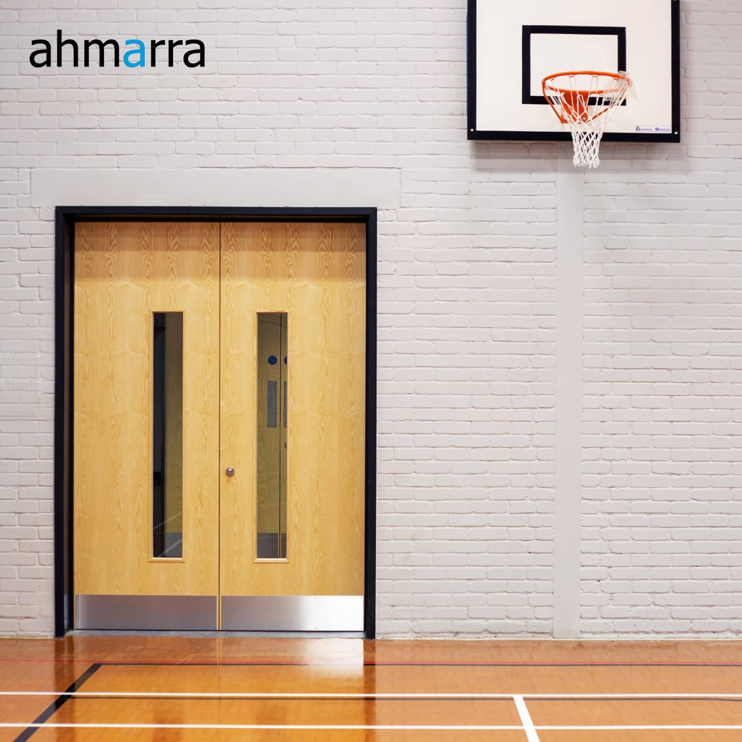 Double Fire Doors - Double Action | Education Range - Timber Doorsets 