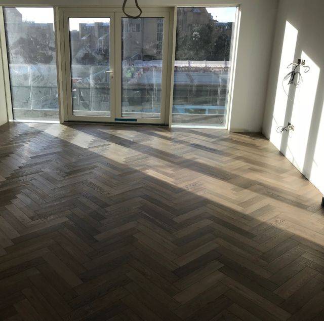 Herringbone Fumed Parquet UV Oiled Engineered Wood Flooring | The Solid ...