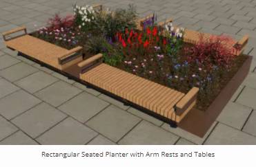 Seated Planter