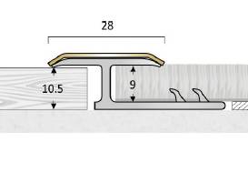 FAB - Stainless Steel and Brass - Floor Threshold Strips