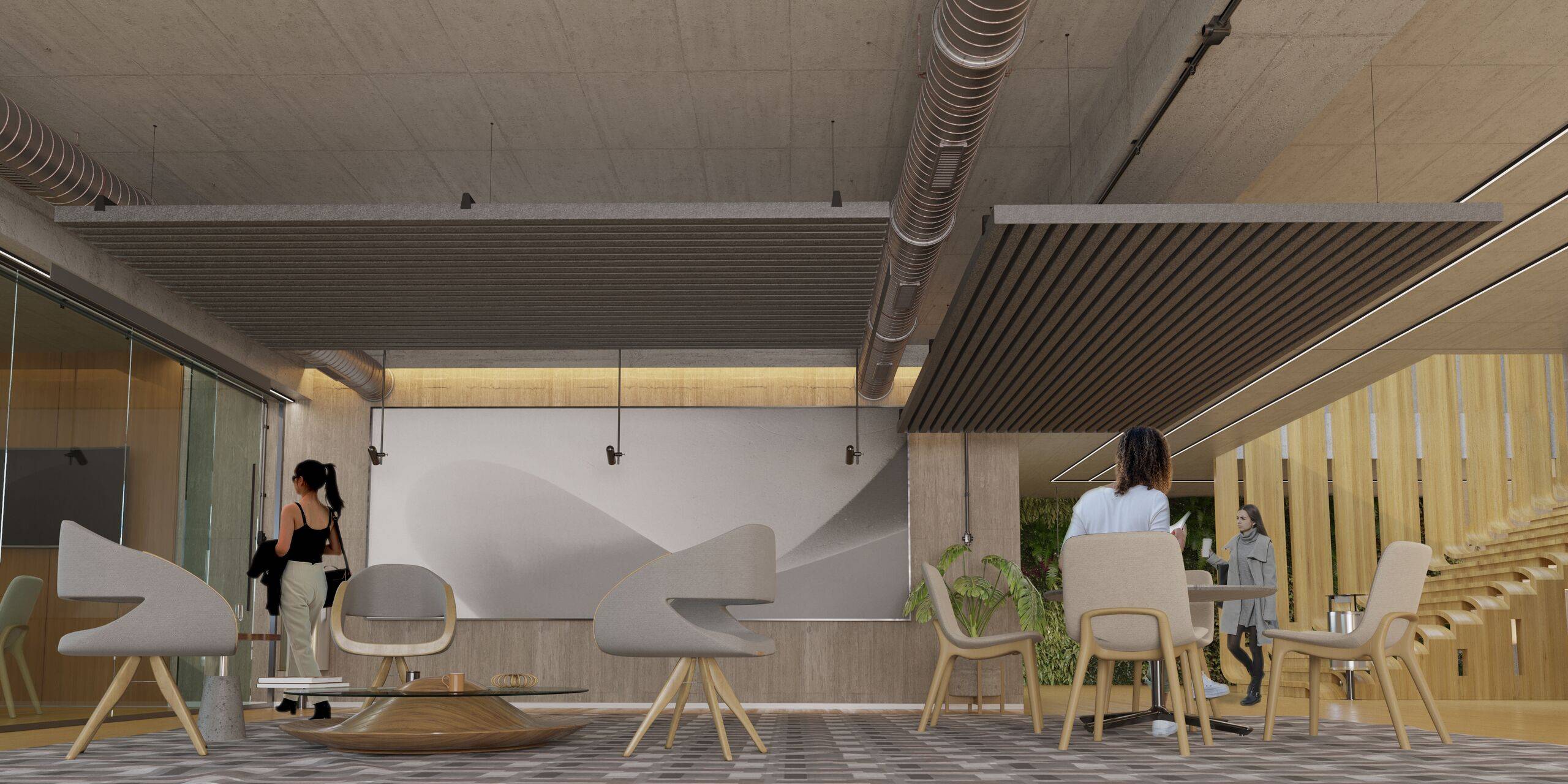 HeartFelt® Islands - Suspended Acoustic Panel