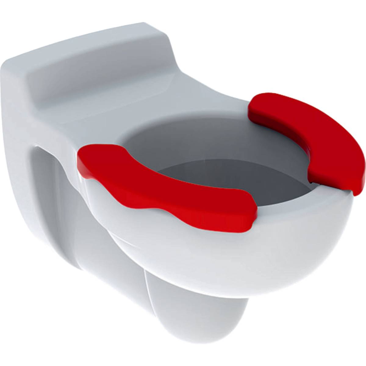 Bambini Wall-Hung WC For Children, Washdown, With Seat Pads