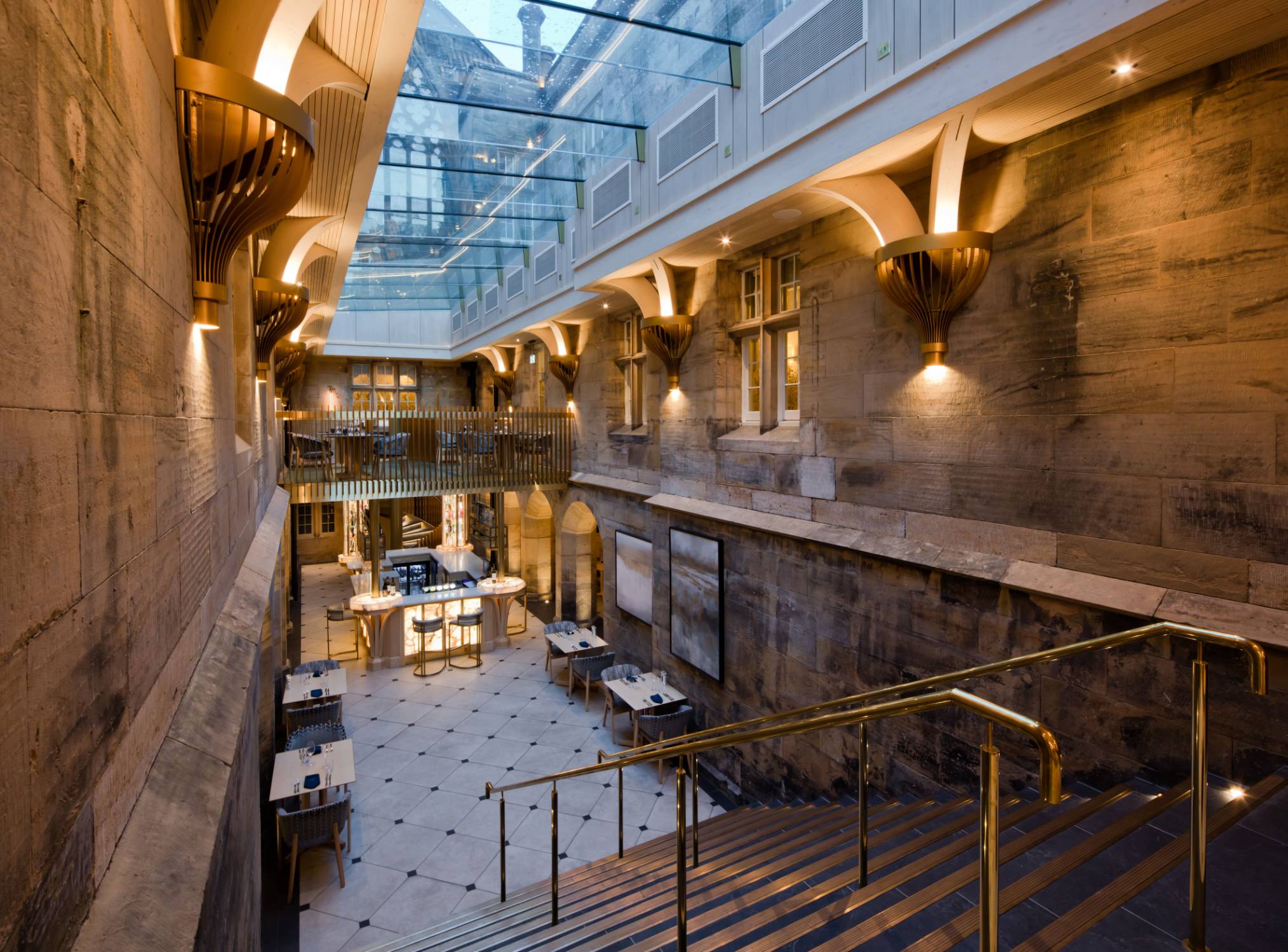 Bespoke Rooflight Enhances Natural Daylight in Historic Hotel | Glazing ...