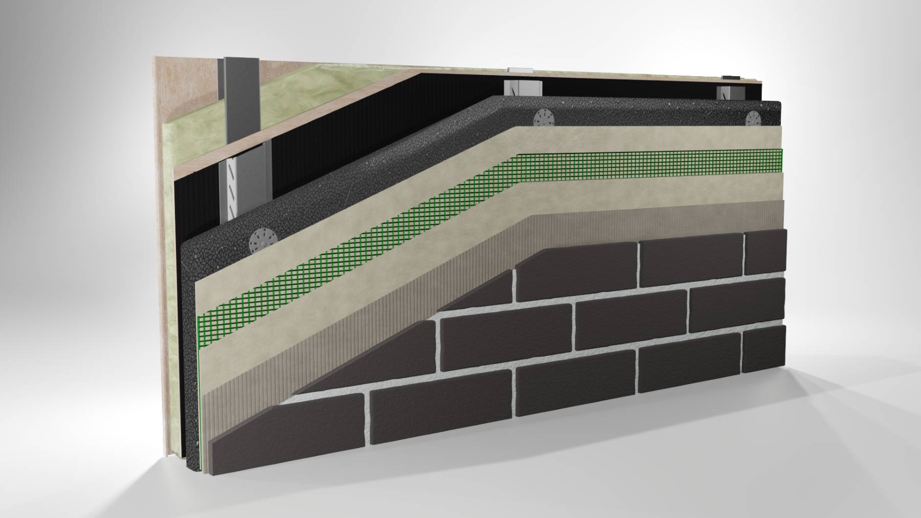 K Systems Exicco E, EPS External Wall Insulation (EWI) For Steel and Timber Framed Buildings