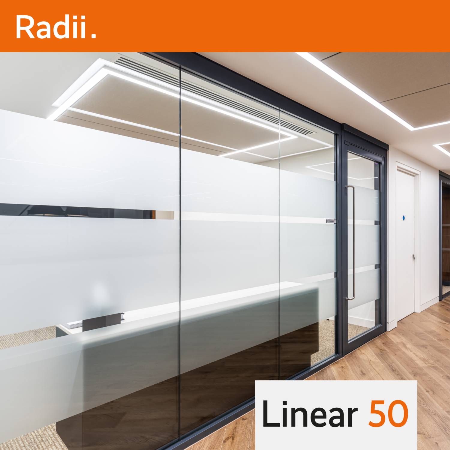 Linear 50 Single Glazed Partition System