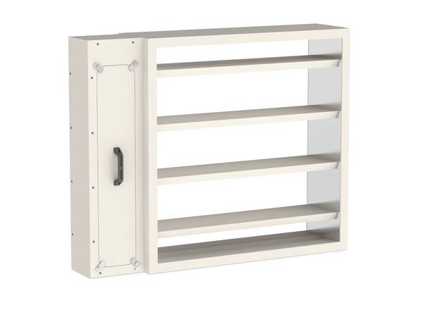 MARKAGE FD - Large, single unit fire damper - Unique solution for large ducts in combo with space/ depth constraints  - Fire Damper