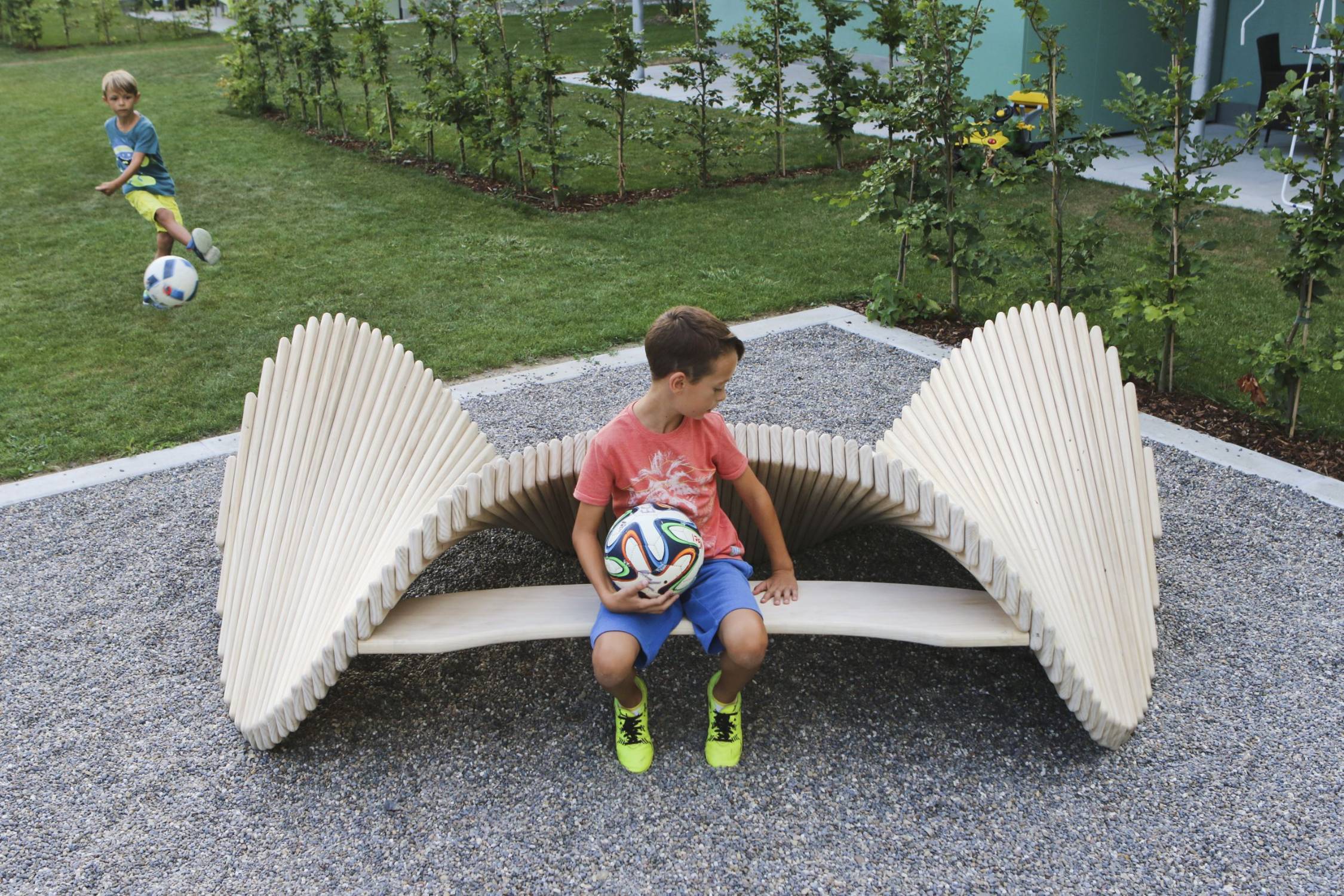 All Urban - moveart Play Sculpture and Architectural Seating Range - Playing Benches/ Structures