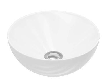 Layla Thin Lip Round Free Standing Washbasin 375mm - Countertop Washbasin