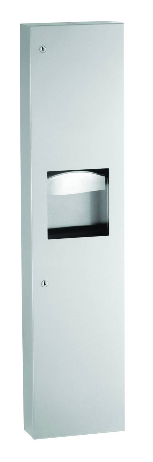 TrimLine - Surface-Mounted Paper Towel Dispenser/ Waste Receptacle B-380349