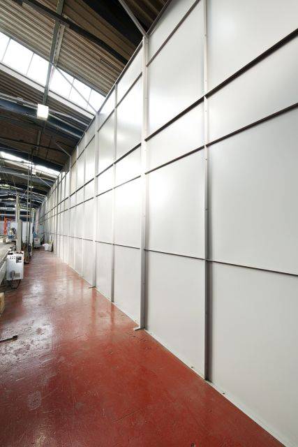 Bastion Single Skin Steel Partitioning