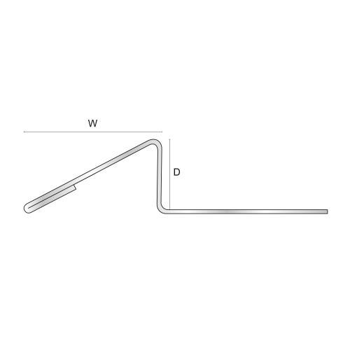 Stainless Steel Tile-in Ramp 