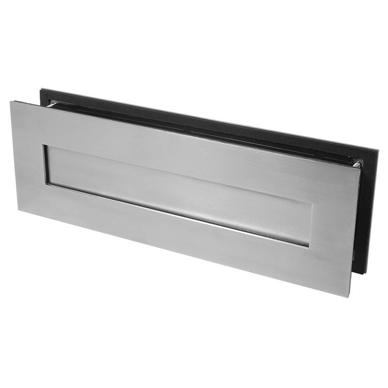 Stainless Steel High-Quality Contemporary Letter Plate - BLU™ LP400 - Front Entrance Door Hardware