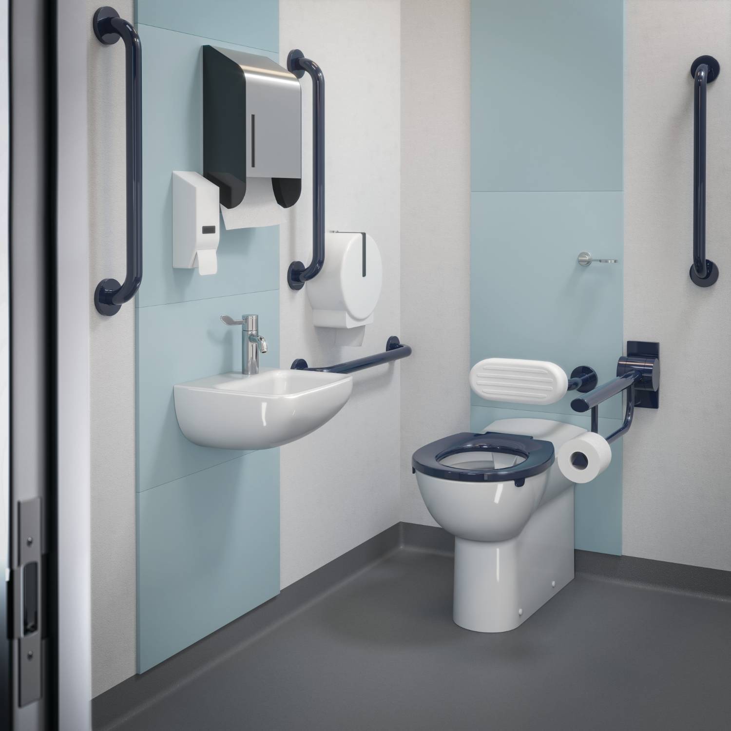 Contour 21+ 70cm Projection Back-to-Wall Rimless Toilet - Toilet