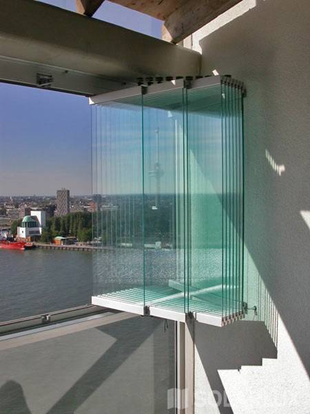 SL 25 All Glass Slide-Swing system