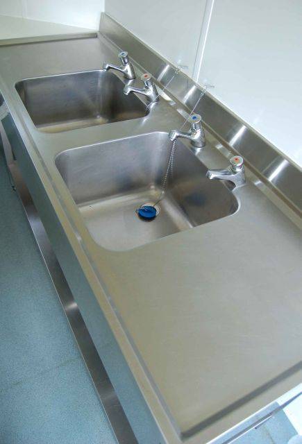 Decimetric® Classic Sinks and Worktops - Modular Stainless Steel System