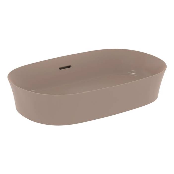 Ideal Standard Ipalyss 60cm Oval Vessel Washbasin With Overflow