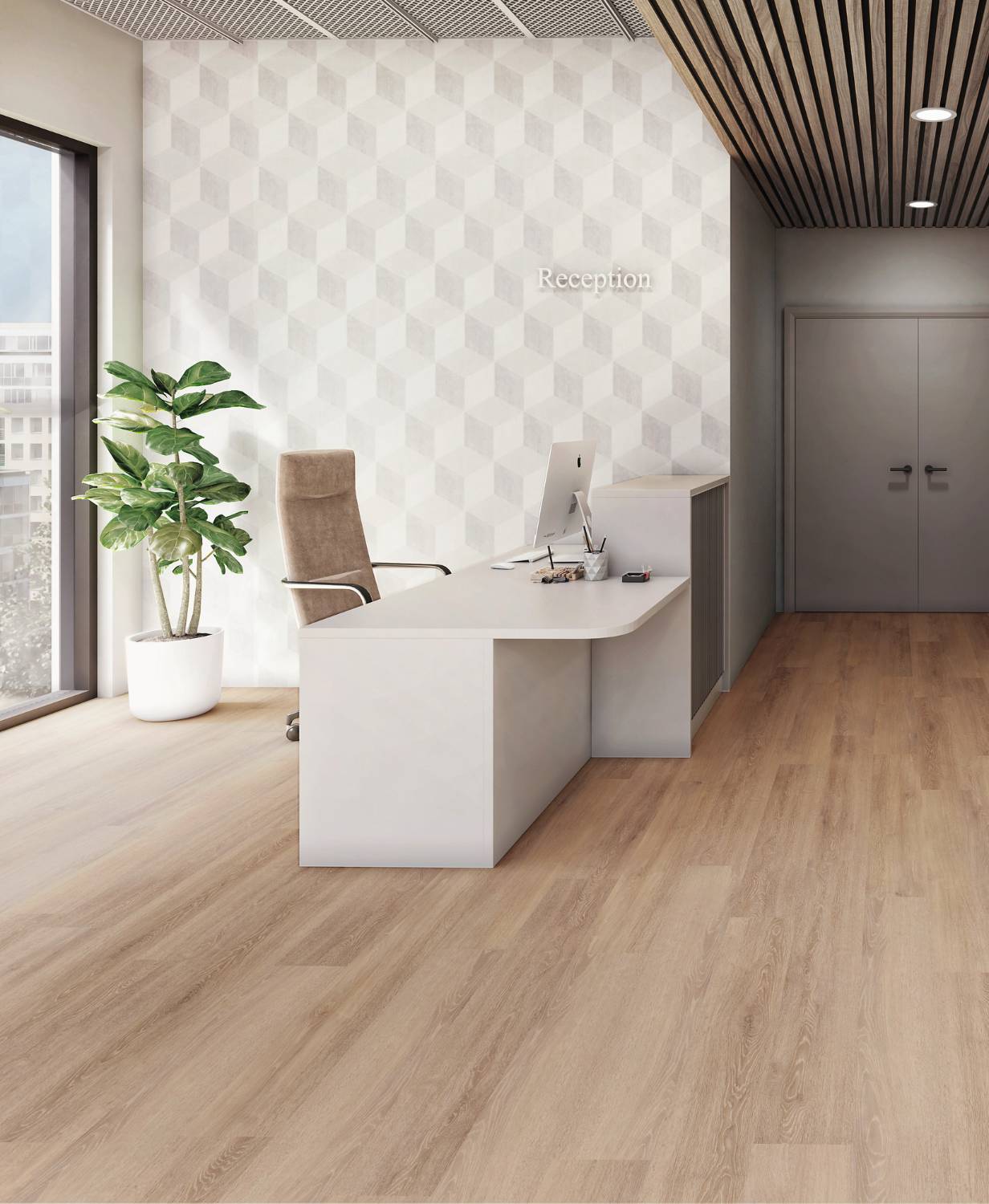 Amtico Spacia LVT Tile - Wood - LVT Tile 