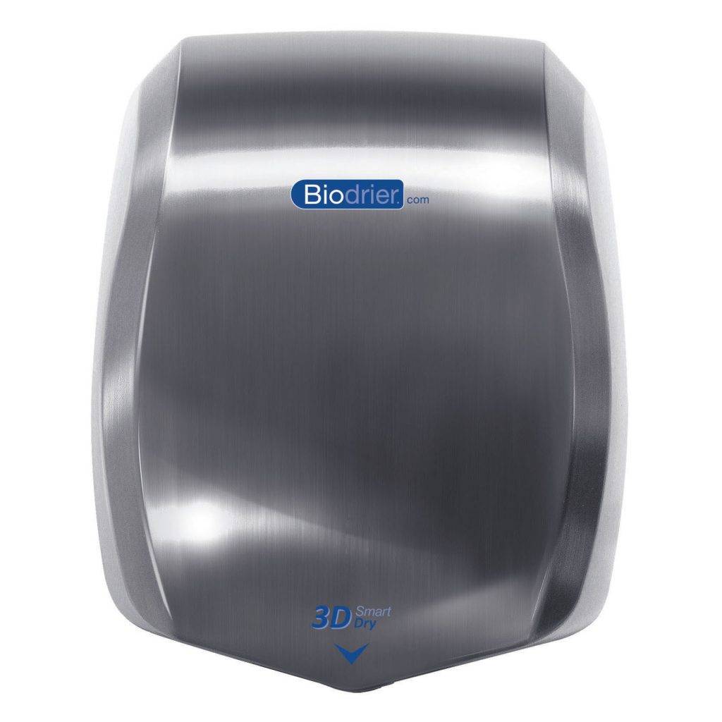 Biodrier 3D Smart Hand Dryer - Automatic Heat Adjustment Compact Dryer