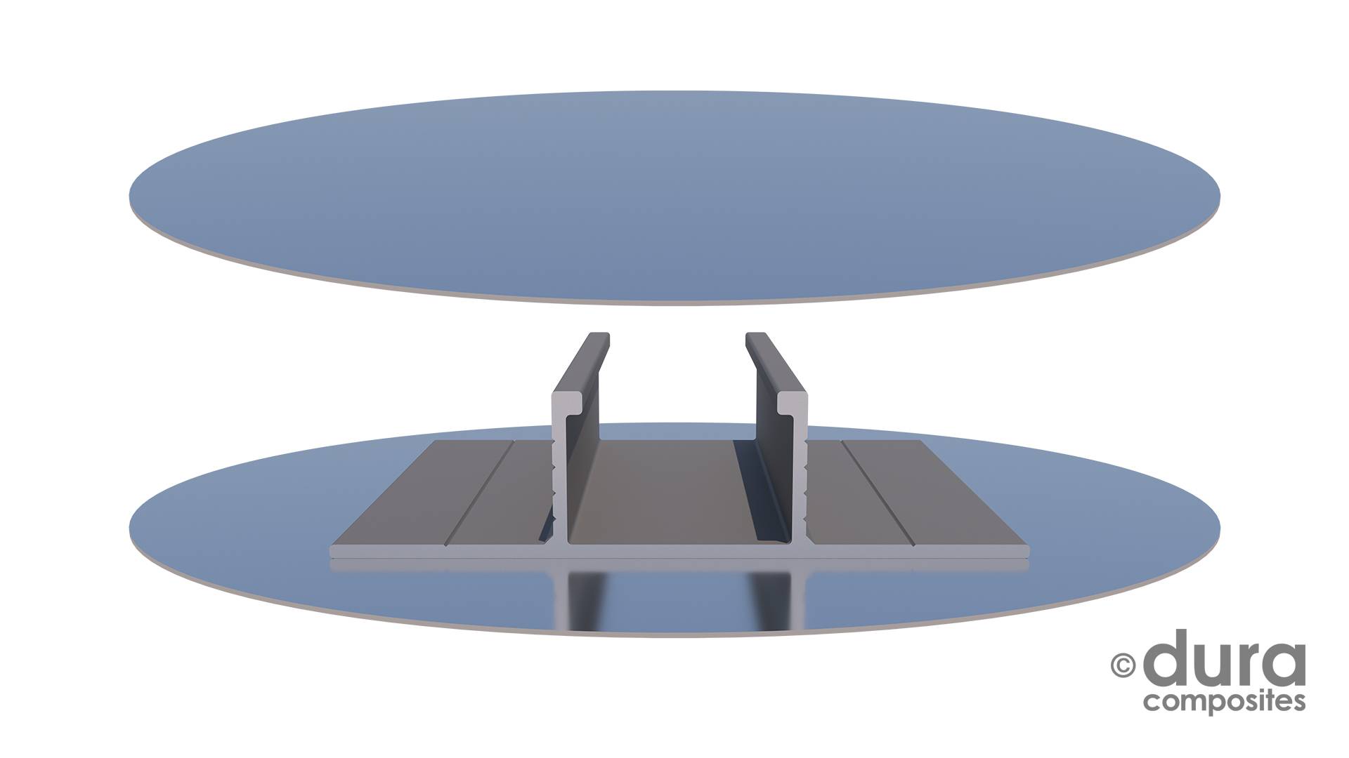 Dura Aluminium Pedestal Pad for Decking - Pedestal Base Plate