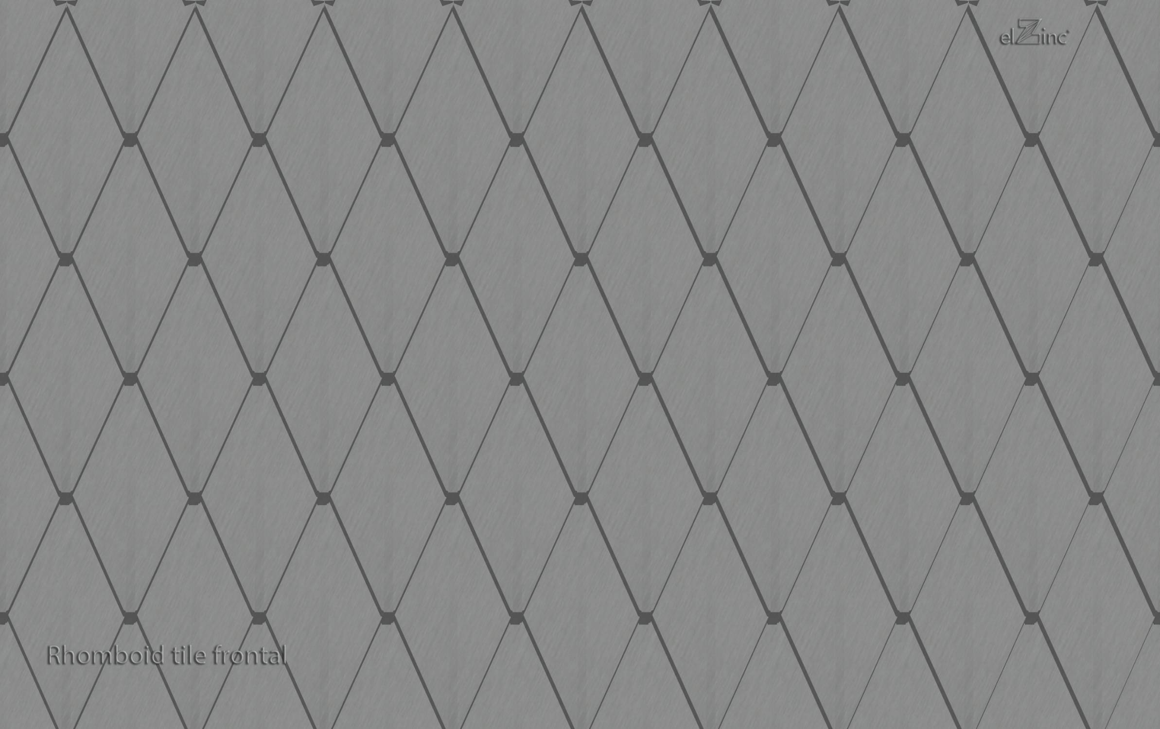 elZinc Rhomboid Tile Cladding