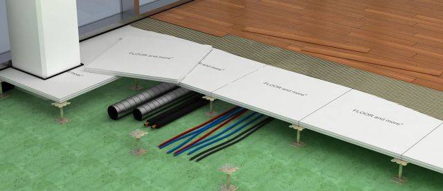 FLOOR and more® G 40 x L / D - Hollow Floor with T&G Panels