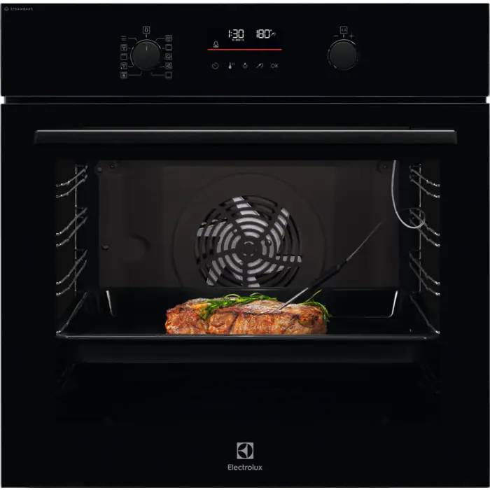 ELECTROLUX BLACK MULTIFUNCTION OVEN WITH 8 FUNCTIONS