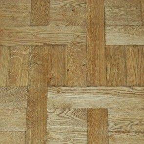 10 mm Unfinished Solid Oak Basket Weave Parquet Blocks