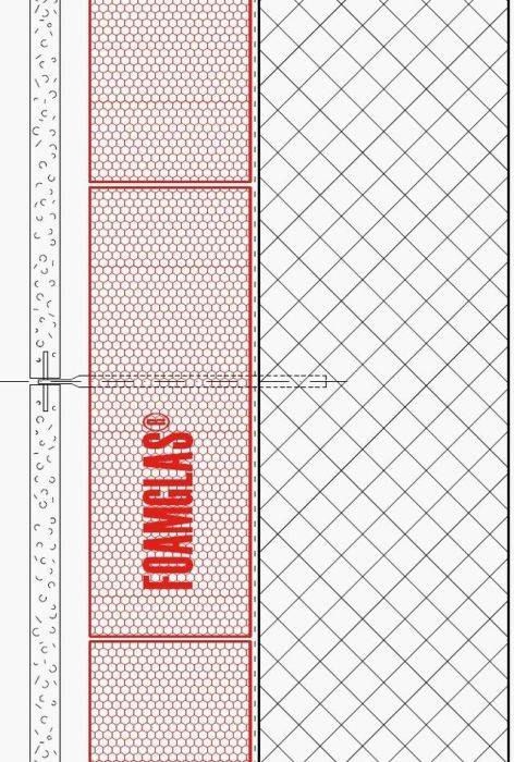 2.1.5 Façade - Foamglas Insulation with Fixing Positions for Large Format Stone Cladding